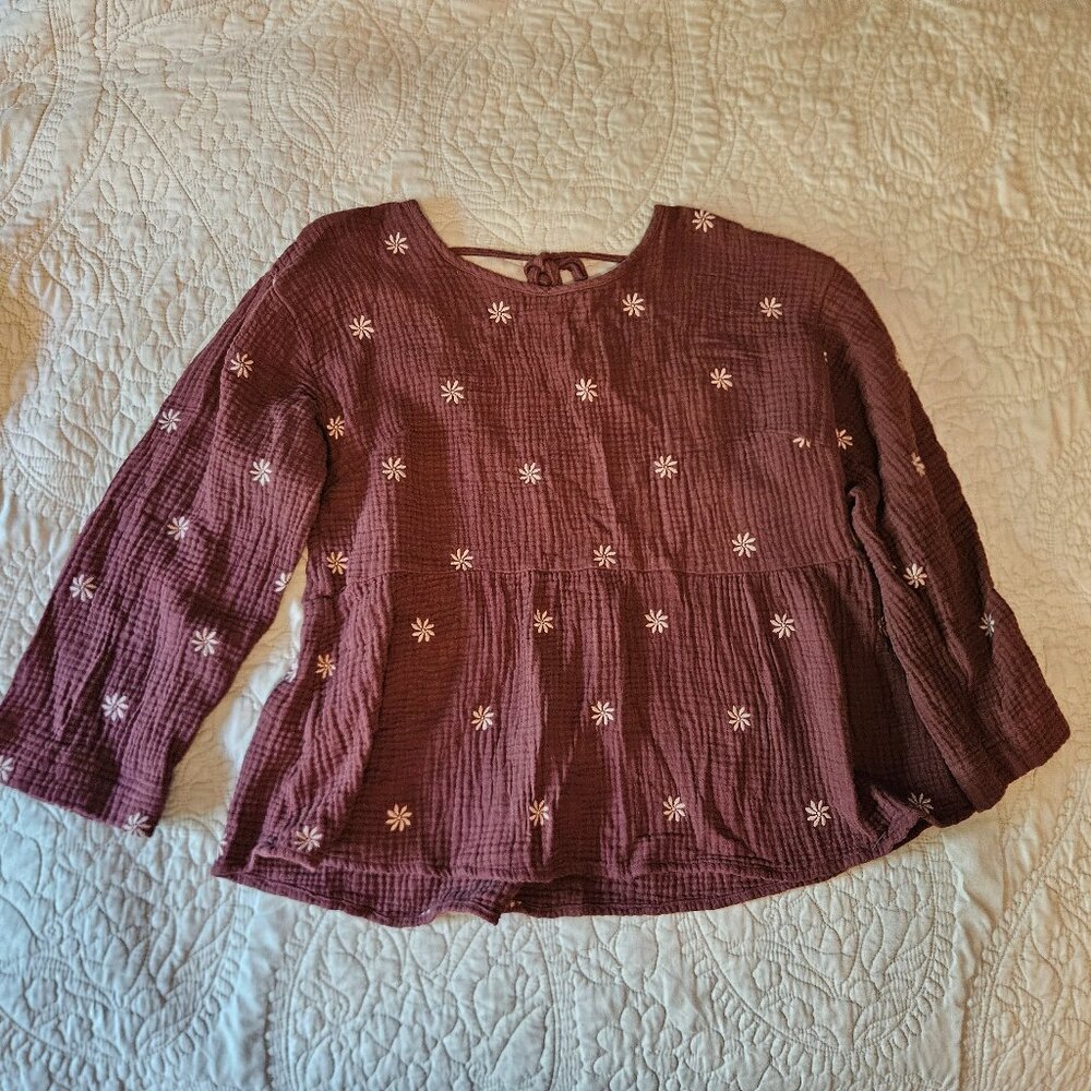 Madewell Lightspun Floral Top
